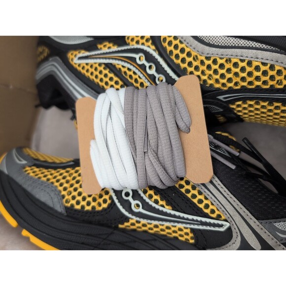 Saucony PROGRID OMNI 9 Gold/Carbon S70739-66 M 10/W 11.5 Hiking Trail Shoes - Picture 7 of 13